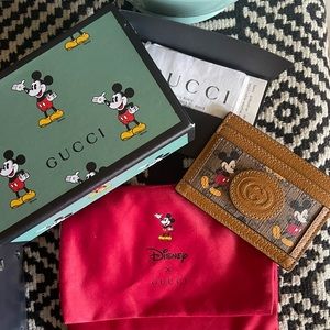 Gucci Mickey Cardholder *Brand New*
